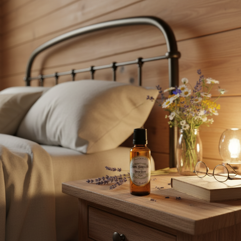 Deep Sleep - with vase of flowers