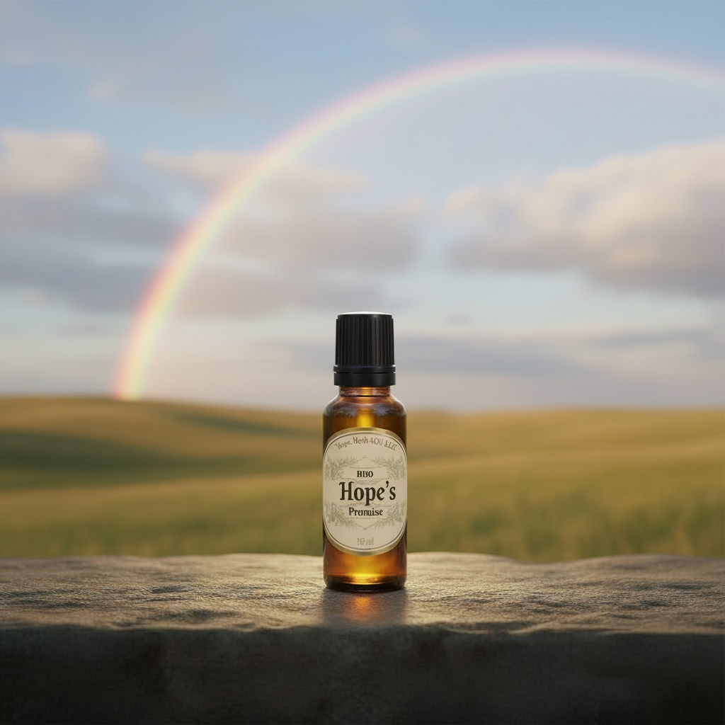 Hope's Promise - soft partial rainbow with correct label