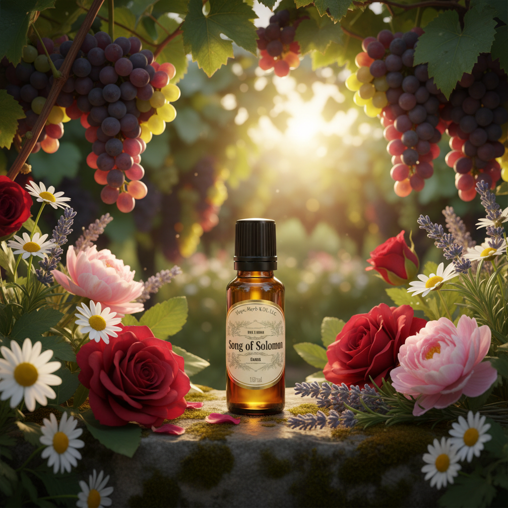 Song of Solomon - vineyard garden at sunset